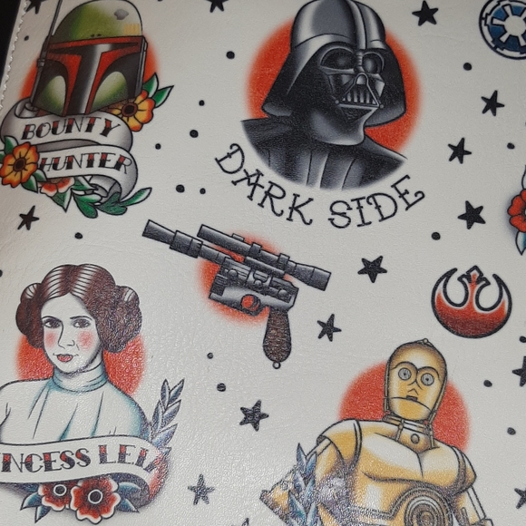 Loungefly StarWars Tattoo Tote Bag - Picture 3 of 6